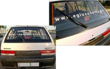 ÉGI üzenetek automatrica hátsó szélvédőre 8